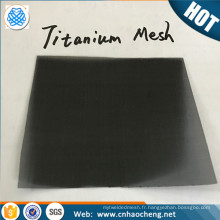 Écran de treillis métallique tissé titan noir de 100 Mesh 0.1mm